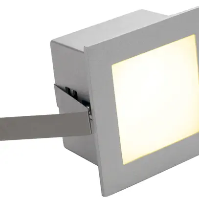 Luminaire LED INC SLV FRAME BASIC, 350mA 1W 90lm 3000K carré IP20 gris argenté 