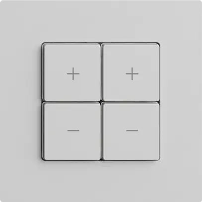 Variateur Uni-LED 2K/4T WLAN Edue Wiser gris clair 