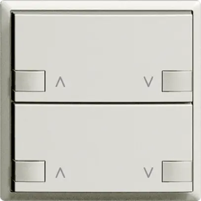 Poussoir ZEP 2c/2t moteur station princ. EDIZIOdue gris clair 