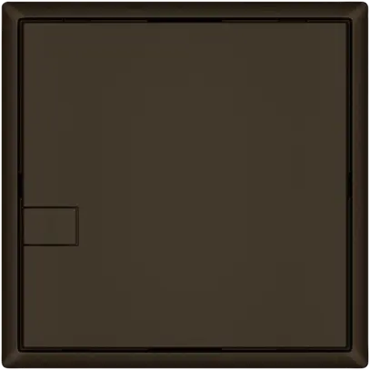 Poussoir KNX RGB EDIZIO.liv SNAPFIX® capteur temp.s.LED 1× comm.1T br 