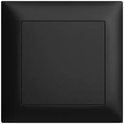 Copertura cieca INC EDIZIOdue nero senza vite centrale 