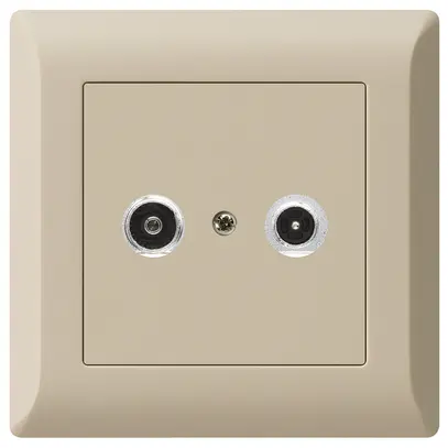 Prise antenne ENC kallysto.line R/TV 19dB 2GHz beige 