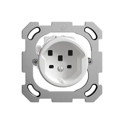 Prise ENC FH T25 16A blanc, bornes à vis 