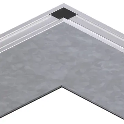 Angle plat tehalit BKB supérieur intérieur pour canal de sol 200×348×3mm 