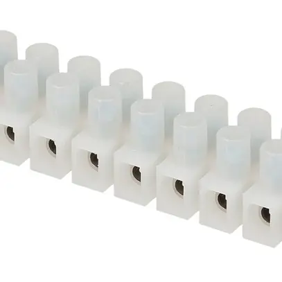 Barrette de bornes Adels-Contact 12P 0.5…4mm² 24A 450V blanc 
