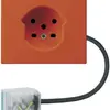 Presa FLF HA tipo 15 morsetti a innesto adattatore cavo piatto Power arancione 