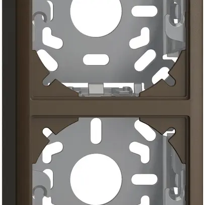 Capot avec plaque de base 2×39mm pour combinaison FX vertical/horizontal coffee 