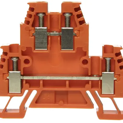 Morsetto di passaggio componibile Woertz 0.5…4mm² 32A 500V vite 2×2 DIN 35mm ara 