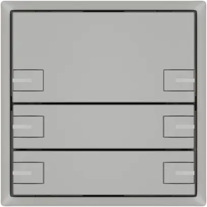 KNX-Taster RGB EDIZIO.liv SNAPFIX® Temperaturfüh.RGB-LED 6×T 1-Tbed.hgu 