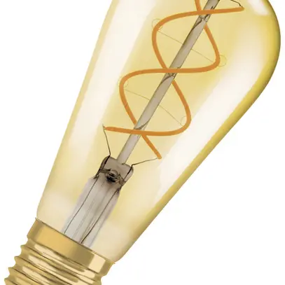 Lampe LED LEDVANCE Vintage Edison E27 4W 300lm 2000K VAR Ø64×143mm clair or 