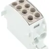 Bloc répartiteur Weidmüller WPD 102 2×35/2×25 1L connexion à vis TS35 brun 