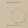 Termostato ambiente INC kallysto beige senza interruttore 