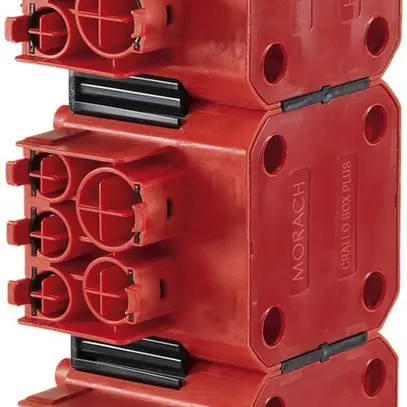 Boîte de dérivation ENC MT Crallo-Red-Box grd.3 rouge 