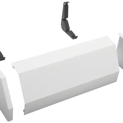 Canal de rangement Hager, 2-travées, 550×176×135mm sans halogène 