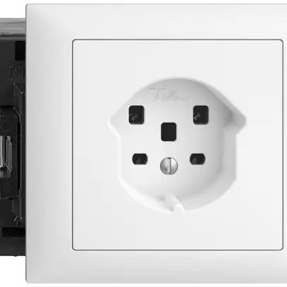 Presa INS EDIZIOdue T25 16A 53mm Snap bianco, morsetti a vite 