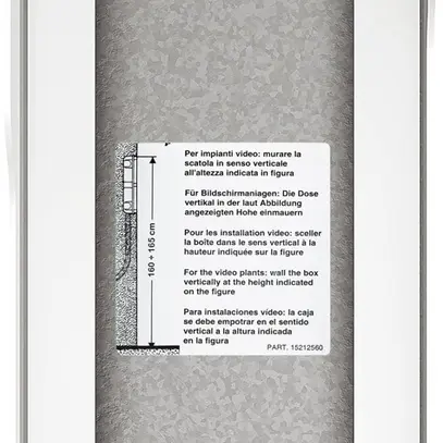 Scatola AP Sfera 3 moduli bianco 