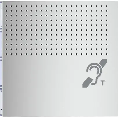 Frontale per modulo Teleloop alluminio 