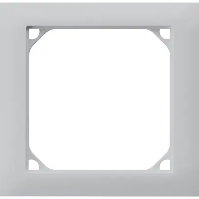 Cadre de recouvrement kallysto 80×100mm à visser gris clair 