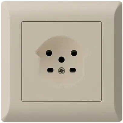 UP-Steckdose HA kallysto.line Typ 15 mit Steckklemmen beige 