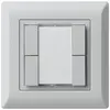 Pulsante universale INC 4×kallysto.line senza LED grigio chiaro 