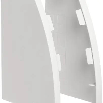 Embout de fermeture Hager univers droite/gauche canal de rangement FZ441N-FZ445N 