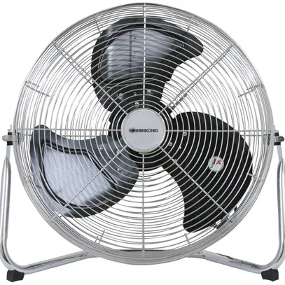 Ventilateur de sol Armin Schmid Windmaschine 4355m³/h 70W 420×440×170mm chrome 
