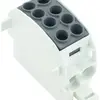 Bloc répartiteur Weidmüller WPD 102 2×35/2×25 1L connexion à vis TS35 noir 