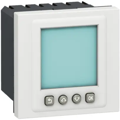 Timer INS MOS 1W 16A bianco 2moduli 