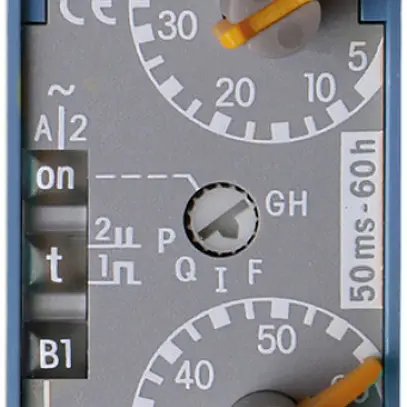 Relais temporisé ComatReleco C85, 24…240VUC, boîtier bleu/gris 