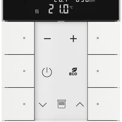 Raumbediengerät ABB-free@home SBC-F-6.0.1, RTR IAQ 6 Tasten weiss matt 