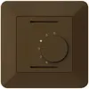 Termostato ambiente INC kallysto.trend marrone senza interruttore 