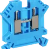Morsetto di passaggio componibile Woertz 0.5…4mm² 32A 1000V vite 2×1 DIN 35mm bl 