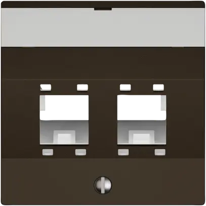 Kit de montage EDIZIO.liv SNAPFIX® pour freenet cat.5e/6 adaptateur 2× br 