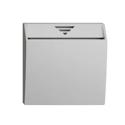 Kit frontale EDIZIOdue grigio chiaro 60×60mm per Hotelcard 230VAC 
