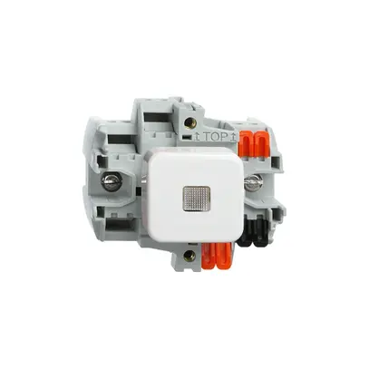 Interruttore pulsante S3 FH LED blu 