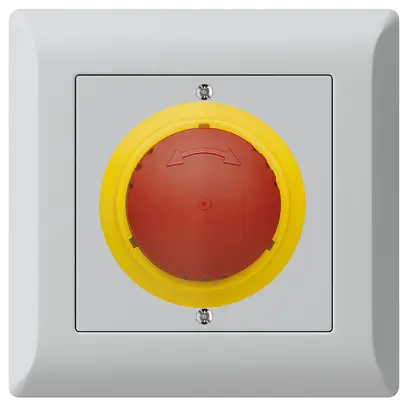 Contact pivotant ENC kallysto.line ARRÊT D'URGENCE gris clair 