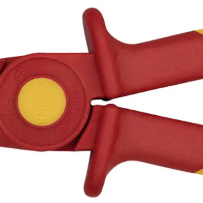 Pince demi-ronde KNIPEX 220mm, 1000VAC/1500VDC 