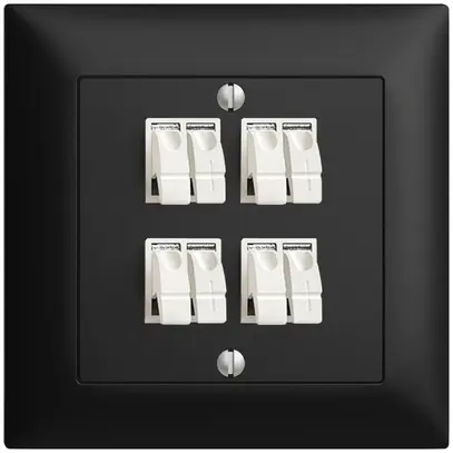 Presa INC audio FMI 4×nero morsetto per 4 altoparlante 