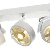 Plafoniera SLV KALU QPAR, 3×GU10 75W IP20 bianco opaco 
