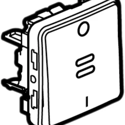 Interrupteur à bascule lum. PLEXO 0/2L C gris 