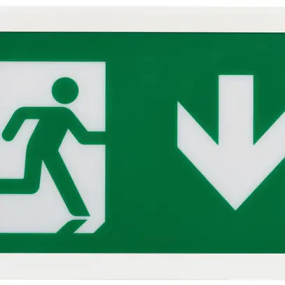 Lampada di segnalazione d'emergenza LED Sylvania LiFeSafe parete 3h as tc bianco 