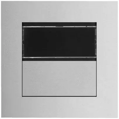 Affichage de l'état LED Hager elcom.modesta acier fin mat 