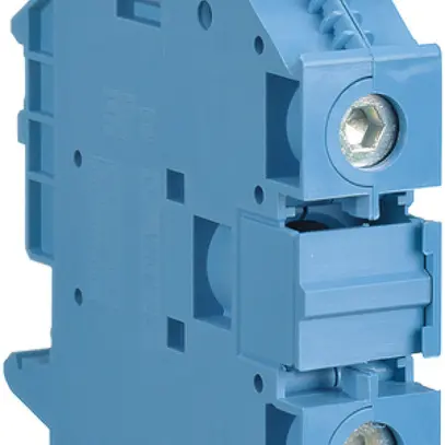 Durchgangs-Reihenklemme Hager 35mm², N, 1000V/125A, Schraubklemme 