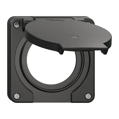 Couvercle avec clapet NEVO Ø53mm pour prise 1-fois lum. no (joint no) 