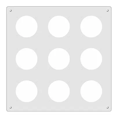 Plaque de montage FH 3×3 GV 