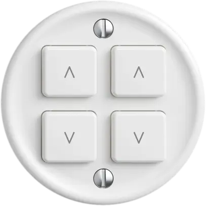 Stazione sec.tapparelle STANDARDdue Wiser SNAPFIX® 2 canali 4 tasti bi 