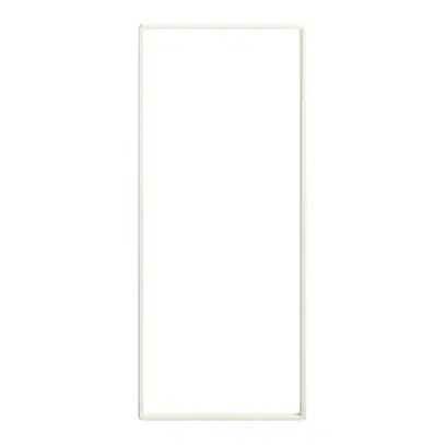 Telaio complementare EDIZIOdue prestige 3×1 bianco 