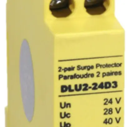 Parasurtenseur Flury DLU, type 3, 24VDC, 2×2 fils 