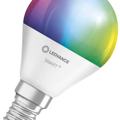 Lampada LED SMART+ WIFI P46 40 E14, 5W, RGBW, 470lm, 180°, opale 