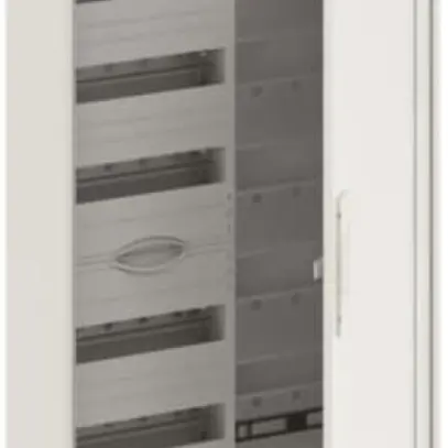 Distributeur AP ABB CA 27VMW, 2-part 7 rangées 84UM + media, porte-WiFi ventilée 